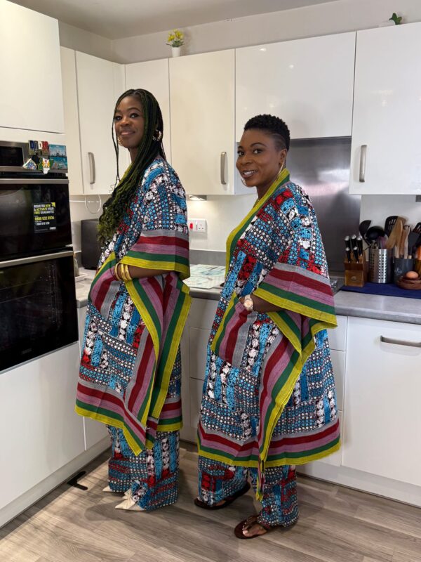 Ankara with aso oke