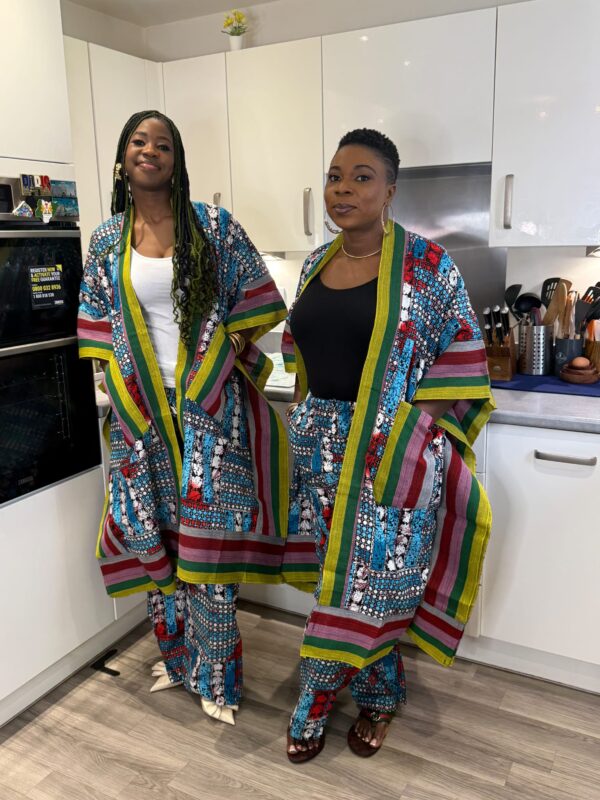 Ankara with aso oke