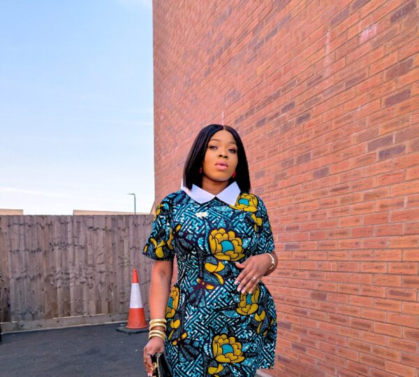 Agbeke Ankara shift dress