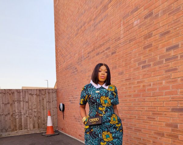Agbeke Ankara shift dress