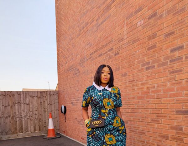 Agbeke Ankara shift dress