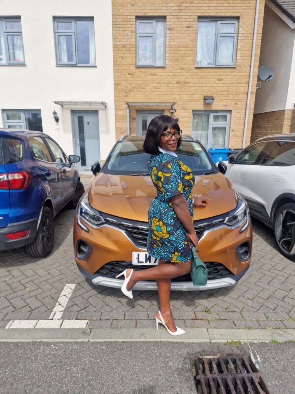 Adeola Ankara shift dress