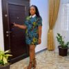 Agbeke Ankara shift dress