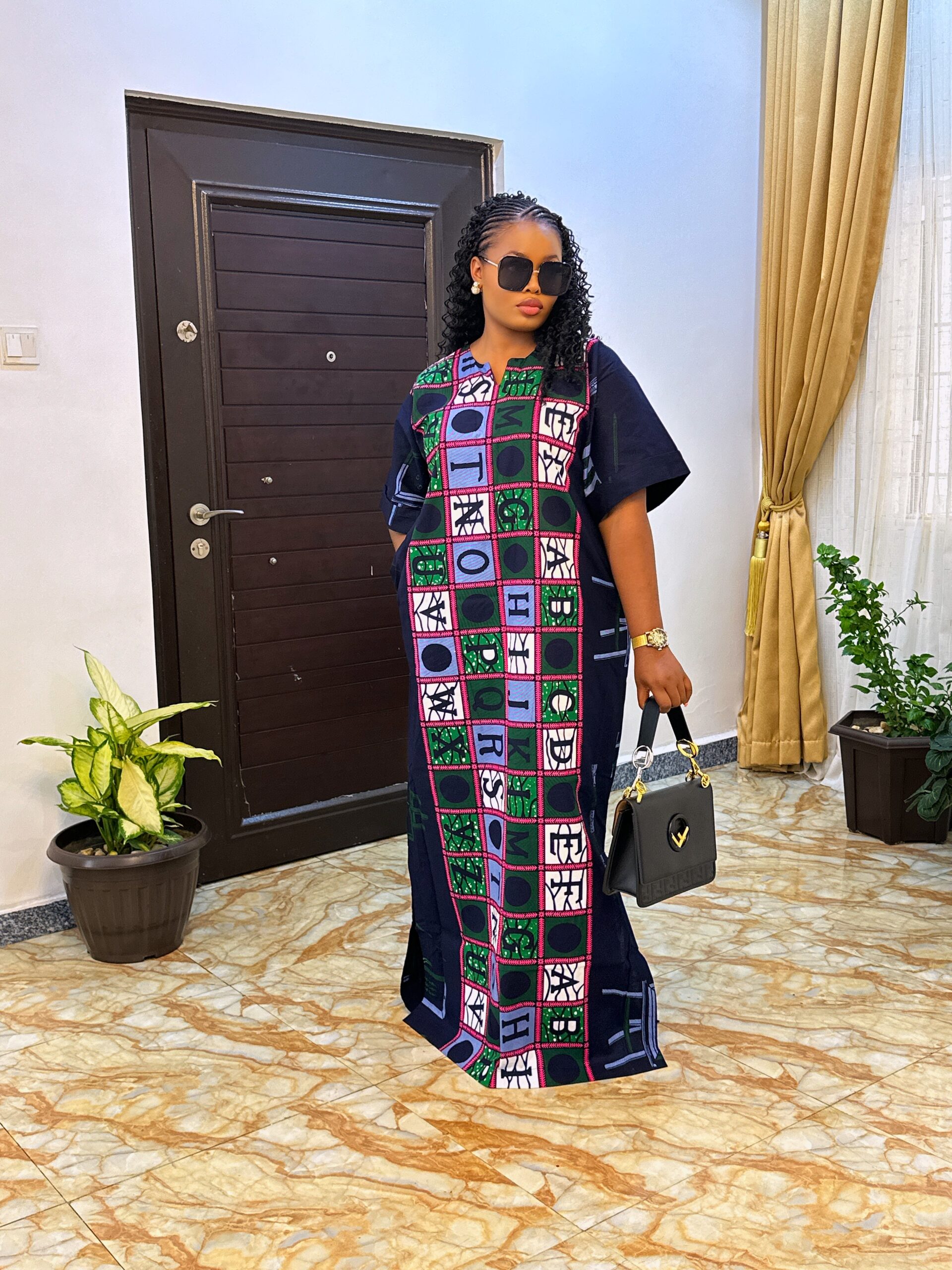 IMG_3863 Agbeke Alphabet Ankara Kaftan