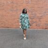 Agbeke Ankara Snatched Back Shirt Dress