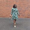 Agbeke Ankara Snatched Back Shirt Dress