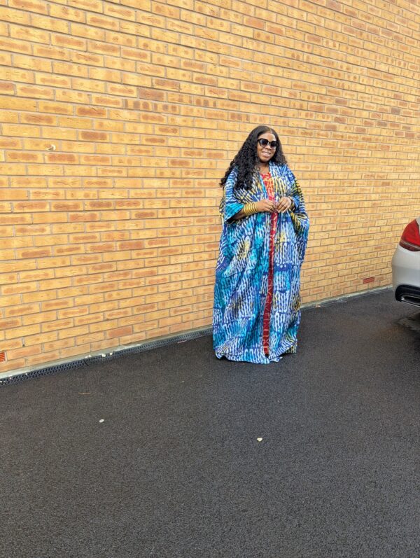 Multicoloured 2 Piece (Dress and Kimono)