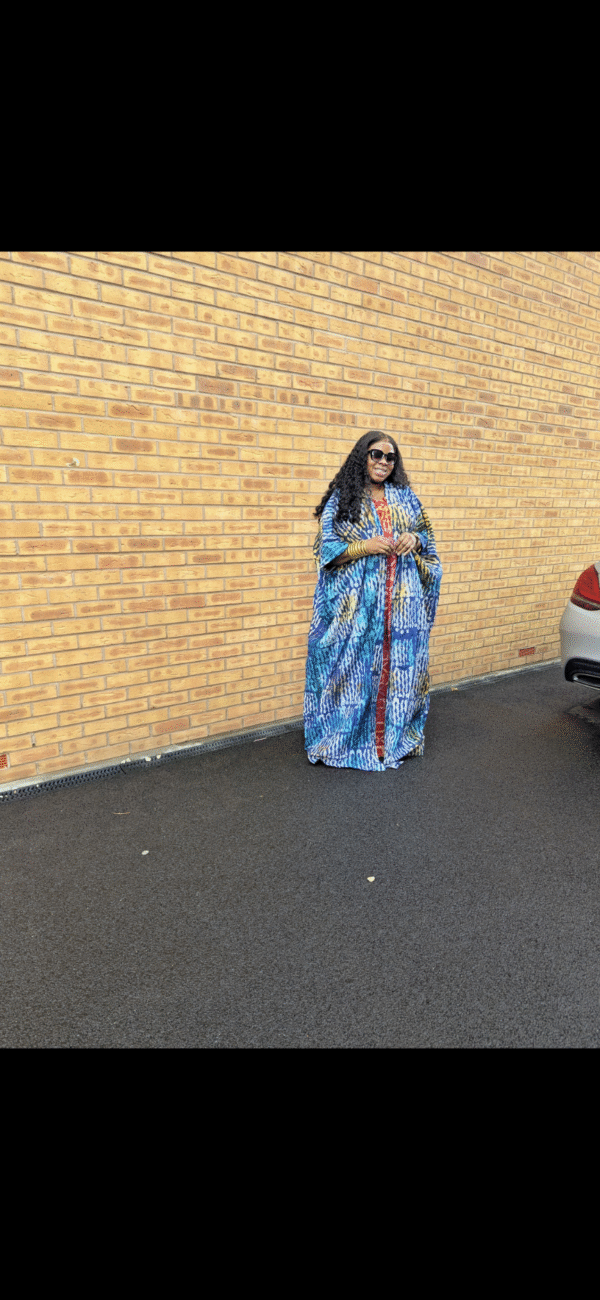 Multicoloured 2 Piece (Dress and Kimono)