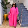 Agbeke Pink Maxi Dress