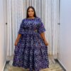 Agbeke Ankara Flay Dress