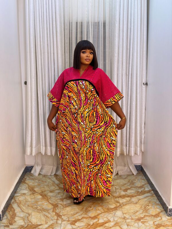 Agbeke Ankara and Dry Lace Bubu Combo
