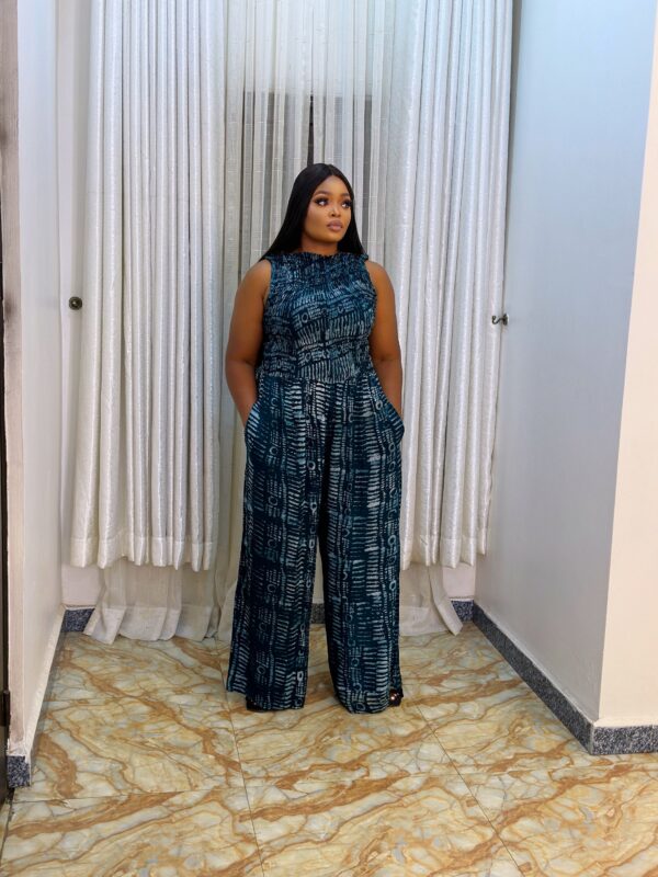 2025/12/1001153222-scaled.jpg Agbeke Adire Smokey Jumpsuit (Green)