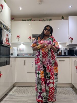 Aina Ankara Mix Print Bubu
one size fit up to size 24