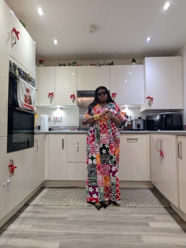 Agbeke Ankara Mix Print Bubu