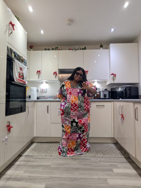Agbeke Ankara Mix Print Bubu