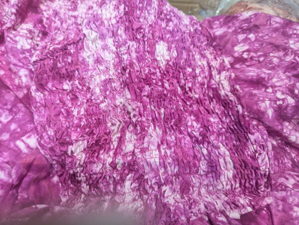 Agbeke Adire Smokey Jumpsuit (Purple)