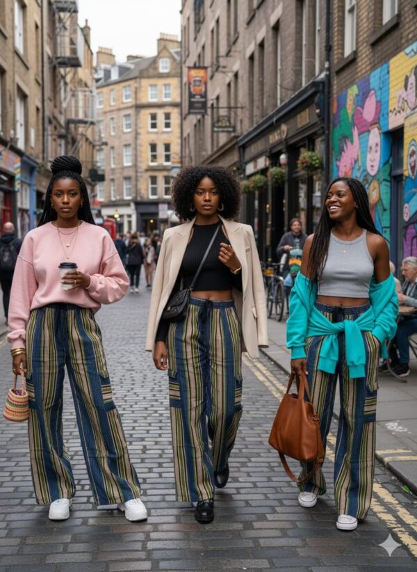 Agbeke Aso Oke Cargo Trousers