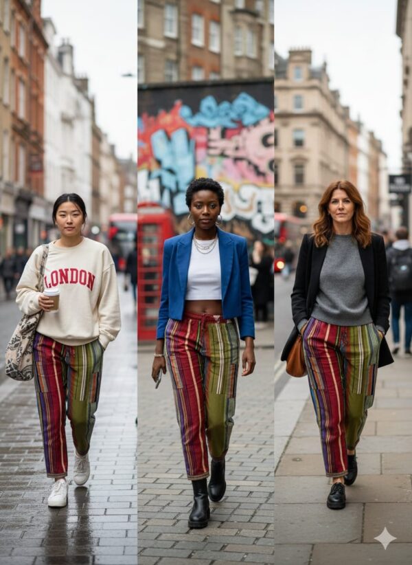 Agbeke Àso-oke Cargo Pant