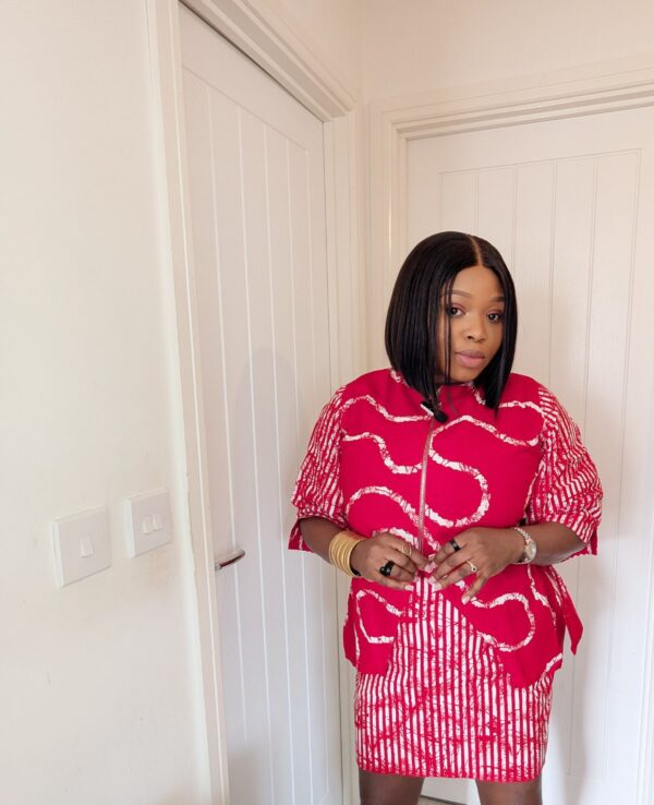 Agbeke Adire 2 Piece Skirt Set