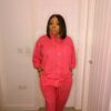 Agbeke Pink 2 piece Linen Set