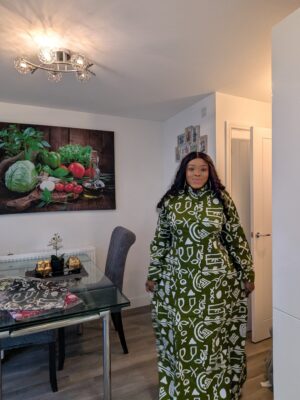 Katie Shirt Dress (Green)