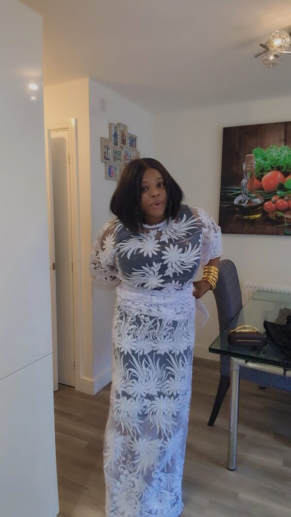 Alafia white Tissue Lace Set