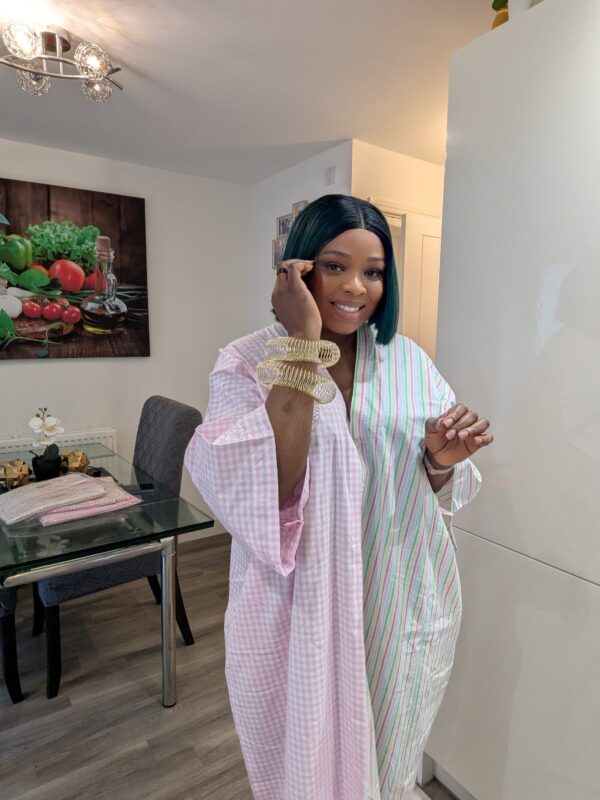 Ife Stripe and Check Bubu