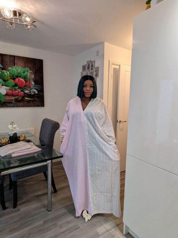 Ife Stripe and Check Bubu