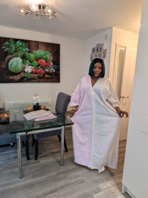 Ife Stripe and Check Bubu
