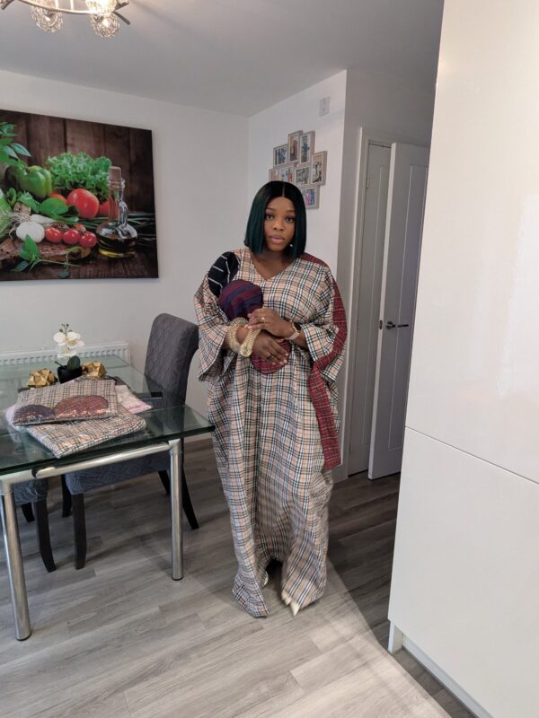 Monica Crepe and Ankara Patch Bubu