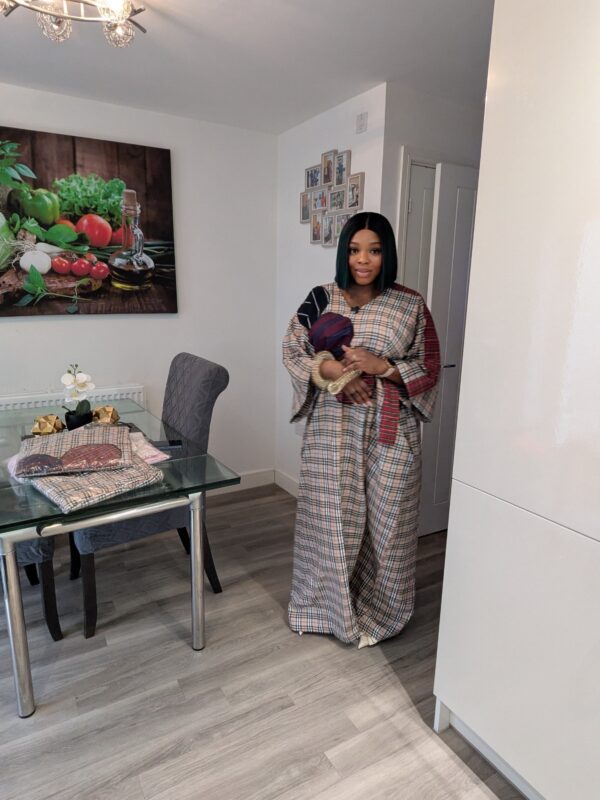 Monica Crepe and Ankara Patch Bubu