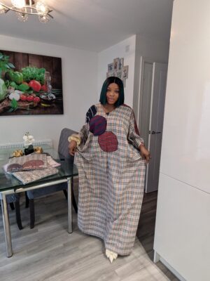 Monica Crepe and Ankara Patch Bubu