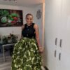 Abisola Ankara 2 piece set (olive green)