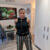 Adeola Aso-oke Cargo Pant  (Green)