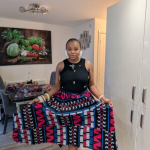 Ify Akwete handkerchief skirt 2