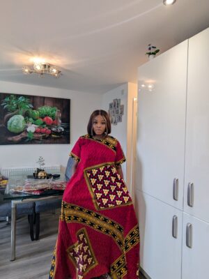 2026/09/1001813617-scaled.jpg Adaeze Vintage A shape Ankara Bubu
Comes with a head scarf