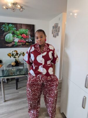2026/09/1001833504.jpg Bola Adire 2 Piece Trouser Set
(Maroon)