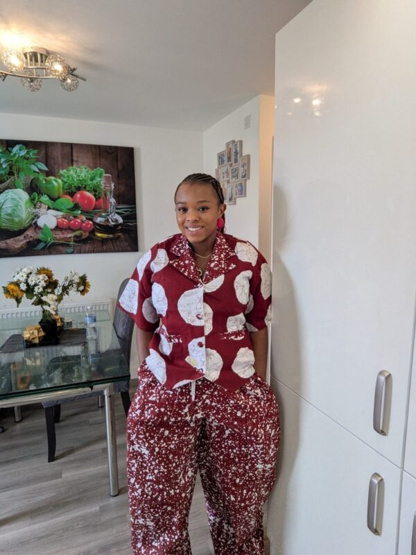 2026/09/1001833506.jpg Bola Adire 2 Piece Trouser Set
(Maroon)