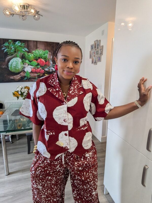 2026/09/1001833507.jpg Bola Adire 2 Piece Trouser Set
(Maroon)