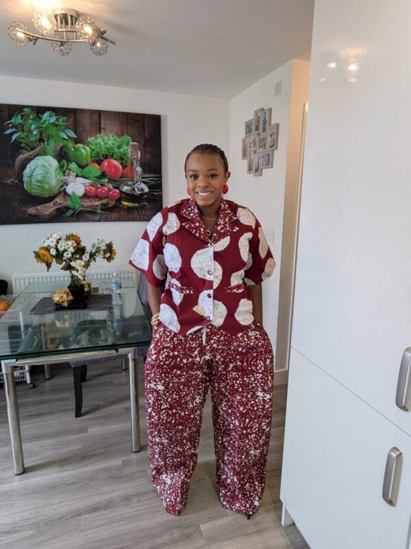 2026/09/1001833509.jpg Bola Adire 2 Piece Trouser Set
(Maroon)